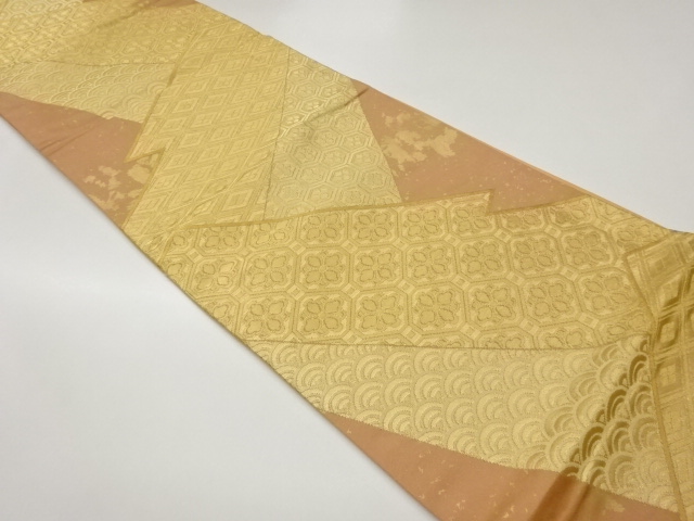 JAPANESE FUKURO OBI / WOVEN SEIGAIHA